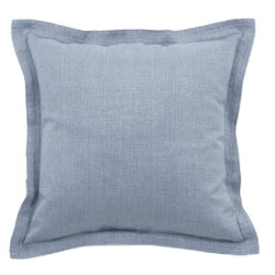 CUSCINO ARREDO CON PATTINA  AZZURRO