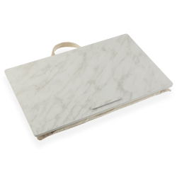 VASSOIO PC CON CUSCINO EFFETTO MARMO
