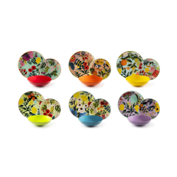 SERVIZIO PIATTI 18 PEZZI FIORI FRIDA EXCELSA