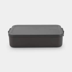 PORTAVIVANDE IN PLASTICA GRIGIO SCURO MAKE & TAKE LUNCK BOX BENTO LARGE BRABANTIA
