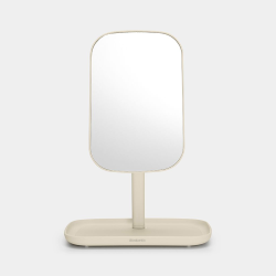 SPECCHIO CON VASSOIO PORTAOGGETTI BEIGE RENEW BRABANTIA