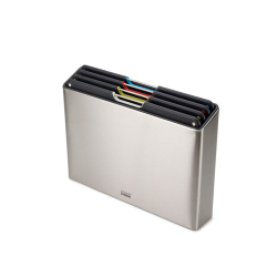 SET 4 TAGLIERI CON CUSTODIA ACCIAIO INOX JOSEPH JOSEPH