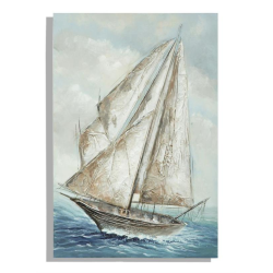 DIPINTO SU TELA BARCA A VELA