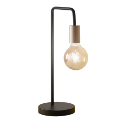 LAMPADA DA TAVOLO METALLO VERNICIATO NERO