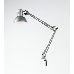 LAMPADA TAVOLO ORIENTABILE METALLO CROMO LUCIDO