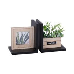 FERMALIBRI HOME MADE IN MDF NATURALE/ NERO