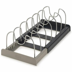 ORGANIZZATORE ESTENSIBILE PER PENTOLAME GRIGIO DRAWERSTORE JOSEPH JOSEPH