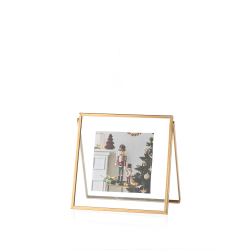CORNICE METALLO ORO 10X10 CM