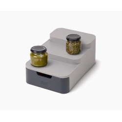 ORGANIZZATORE COMPATTO MULTILIVELLO CON CASSETTO GRIGIO JOSEPH JOSEPH