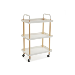 CARRELLO 3 RIPIANO BIANCO