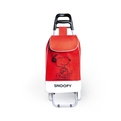 CARRELLO SPESA PEANUTS SNOOPY ROSSO L 38 EXCELSA