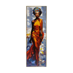 DIPINTO SU TELA C/CORNICE DAPHNE CM 52X4,5X152 