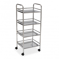 CARRELLO BAGNO 4 RIPIANI METALLO 41x32x100