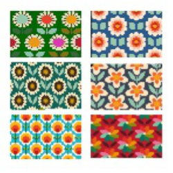 ZERBINO COCCO FLOWERS 6 DISEGNI ASSORTITI 70X40