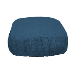 CUSCINO COPRISEDIA CAPPUCCIO ESPANSO BLU