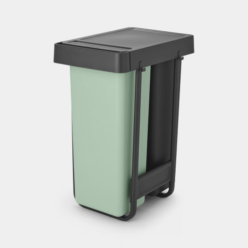 PATTUMIERA DA INCASSO 2X30L DARK GREY SORT & GO BRABANTIA
