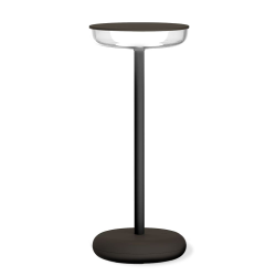 LAMPADA RICARICABILE NERA Ø11x26 CM