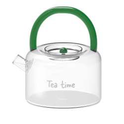 TEIERA VETRO BOROSILICATO MANICO VERDE