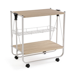 CARRELLO PIEGHEVOLE RUOTE BIANCO