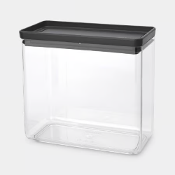 BARATTOLO IMPILABILE 3,5 LITRI GRIGIO SCURO TASTY+ BRABANTIA