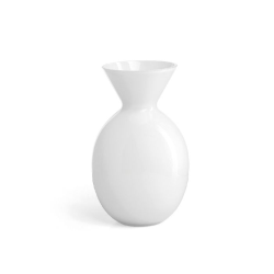 VASO D 19 H 30 CM VETRO BIANCO