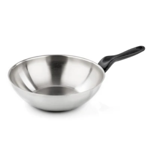 SALTAPASTA-WOK CM 28 IN ACCIAIO INOX 18/10  LE INOXIDABILI BARAZZONI