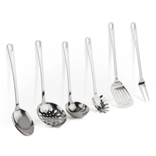 SET 6PZ MESTOLI 3MM AISI 304 C/LOGO BARAZZONI