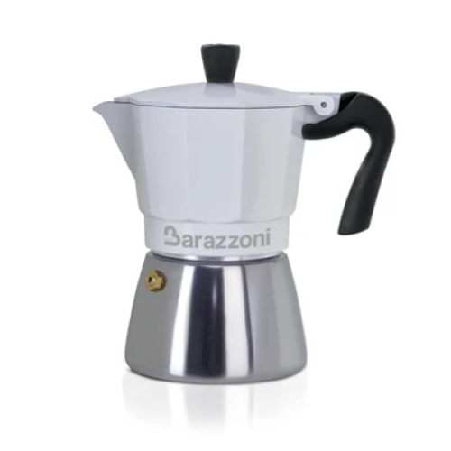 CAFFETTETTIERA  BIANCA IBRIDA 3TZ BARAZZONI