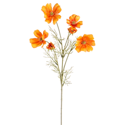 FIORE COSMOS 6 FIORI ARANCIO GIALLO 60 CM 