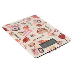 BILANCIA CUCINA 5KG ELETTRONICA COUSINE VETRO