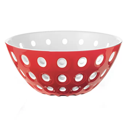 CONTENITORE CM 25 ROSSO/BIANCO/TRASPARENTE  LE MURRINE GUZZINI