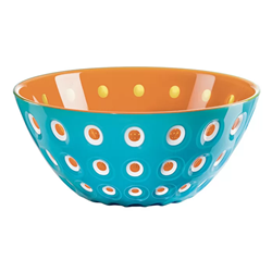 CONTENITORE CM 25 AZZURRO/BIANCO/ARANCIO  LE MURRINE GUZZINI