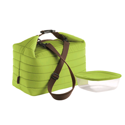 BORSA TERMICA GRANDE CON CONTENITORE SALVAFRESCHEZZA VERDE MELA HANDY GUZZINI