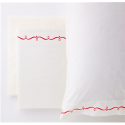 COMPLETO LENZUOLA  LETTO MATRIMONIALE  PERCALLE STAMPATO ROSA 