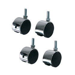 RUOTE KIT 4 JOY CROMATE DIAMETRO 50 