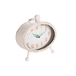 OROLOGIO TAVOLO ARTHUR BIANCO ANTICATO
