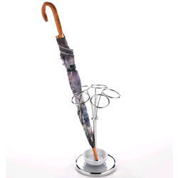 PORTAOMBRELLI BLOOM METALLO CROMO 