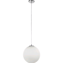 SOSPENSIONE VETRO BIANCO 1E27 MAX 60W
