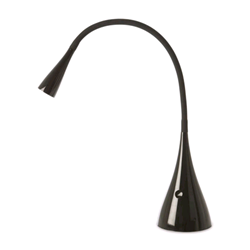 LAMPADA TAVOLO PLASTICA FLEX NERO 