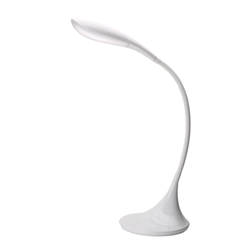 LAMPADA TAVOLO PLASTICA FLEX BIANCO 