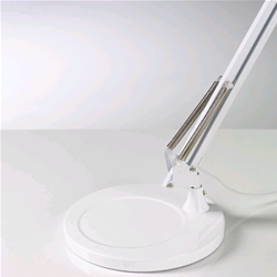 BASE LAMPADA METALLO BIANCO 