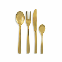 SET 24PZ POSATE GOLD MADISON VILLA D'ESTE