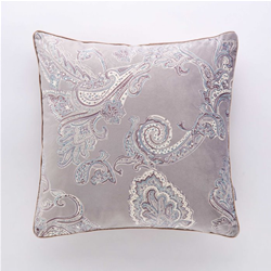 CUSCINO ARREDO 50X50 VELLUTO STAMPATO GRIGIO