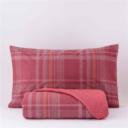 PARURE COPRIPIUMINO LETTO SINGOLO BORDEAUX