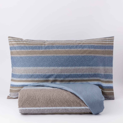 PARURE COPRIPIUMINO LETTO SINGOLO BLU