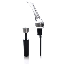 SET VINO AERATORE E TAPPO VINO LEVA ARIA