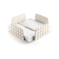 PORTATOVAGLIOLI ORIZZONTALE BIANCO LATTE TIFFANY GUZZINI