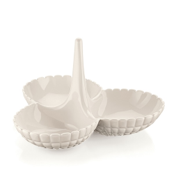 ANTIPASTIERA BIANCO LATTE TIFFANY GUZZINI