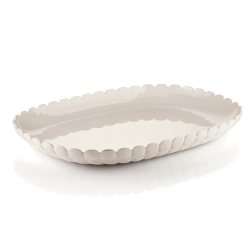 VASSOIO A SERVIRE GRANDE BIANCO LATTE TIFFANY