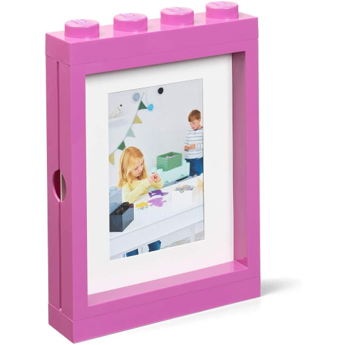 40077 - CORNICE PORTAFOTO ROSA PICTURE FRAME LEGO - KUNZI